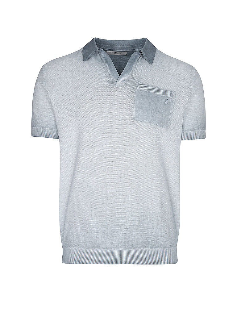 Replay Polo bleu L