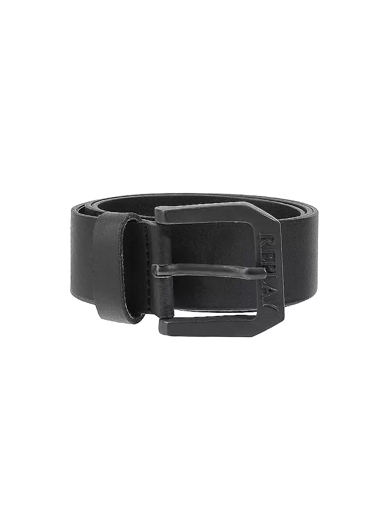 REPLAY | Ceinture en cuir | schwarz