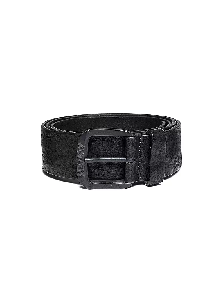 REPLAY | Ceinture en cuir | schwarz