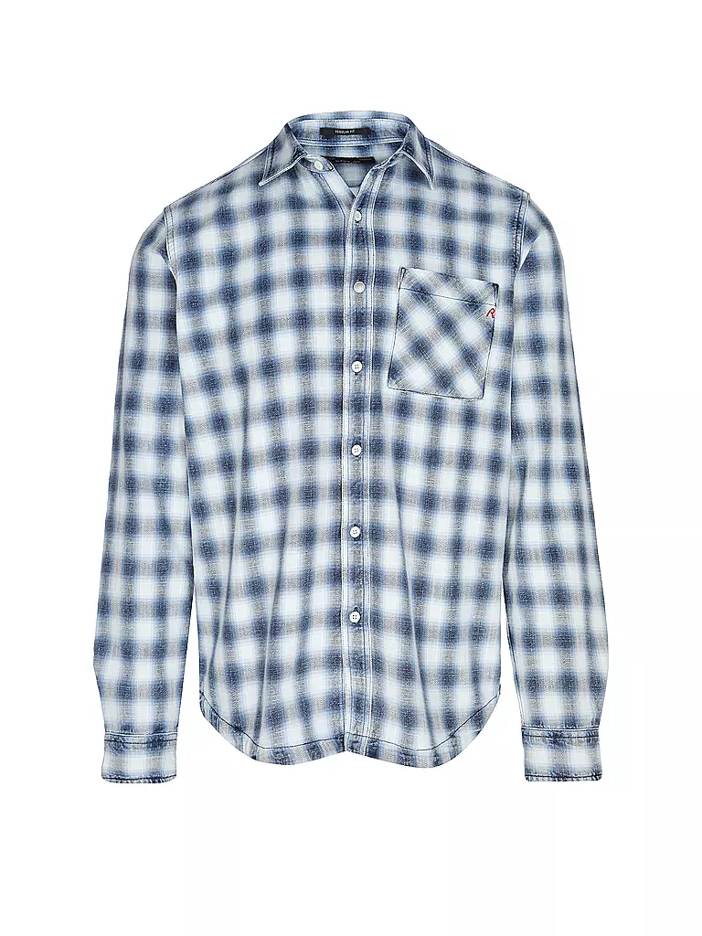 REPLAY | Chemise coupe regular | blau