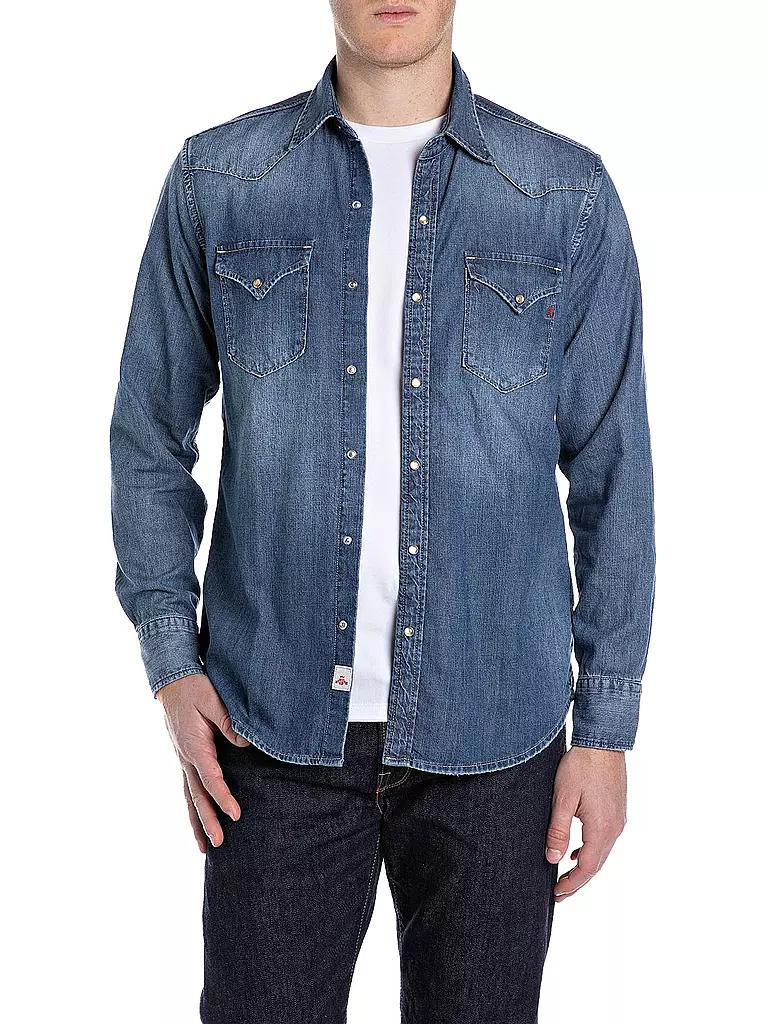 REPLAY | Chemise en jean | blau