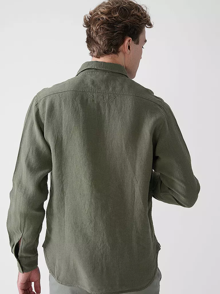 REPLAY | Chemise en lin coupe regular | 