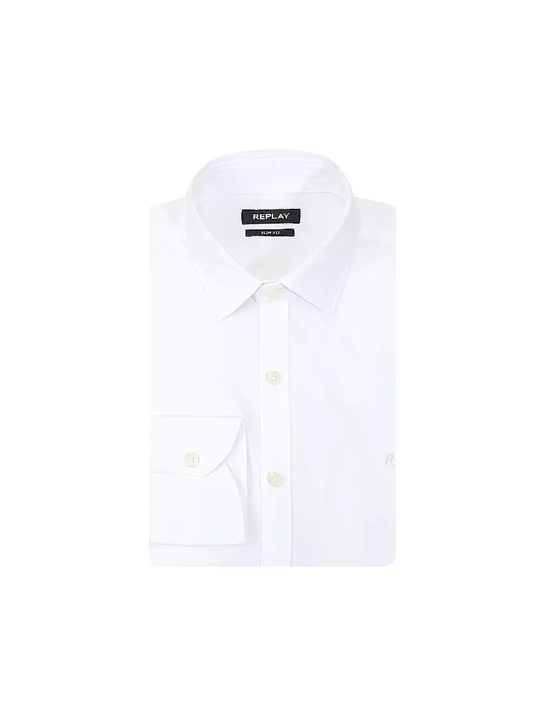 REPLAY | Chemise Slim Fit | weiss
