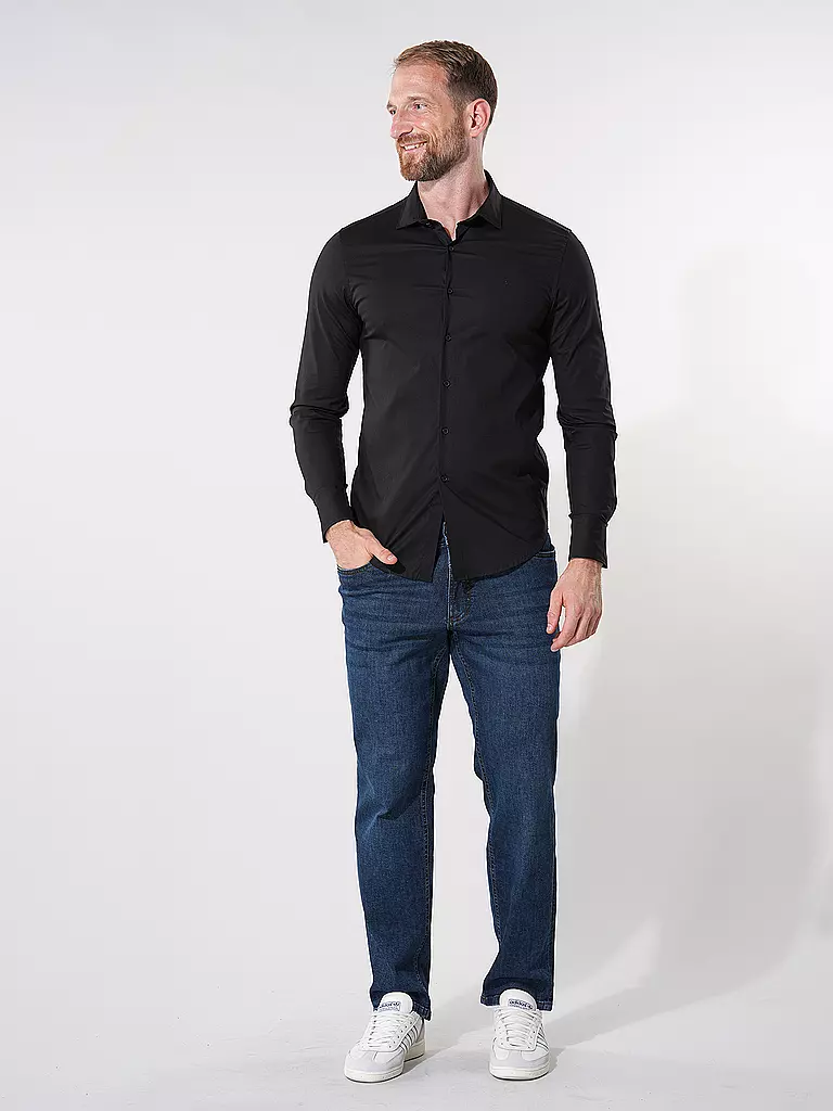 REPLAY | Chemise Slimfit NOOS | schwarz
