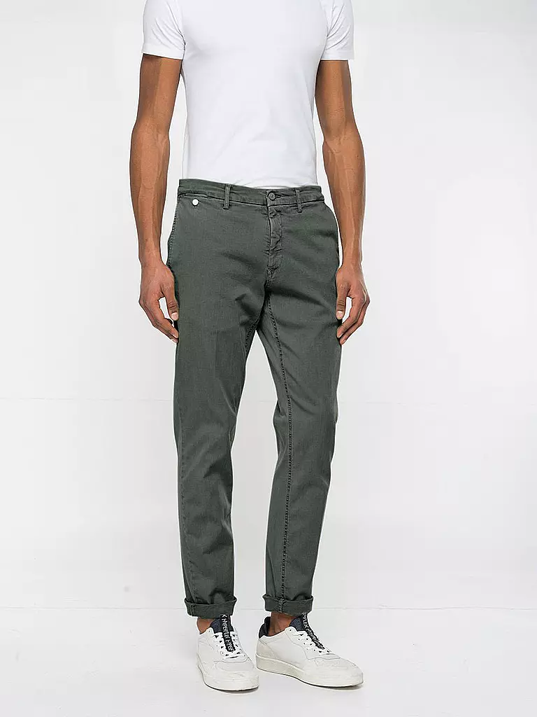 REPLAY | Chino Coupe Regular " Benni " Hyperflexx | Olive