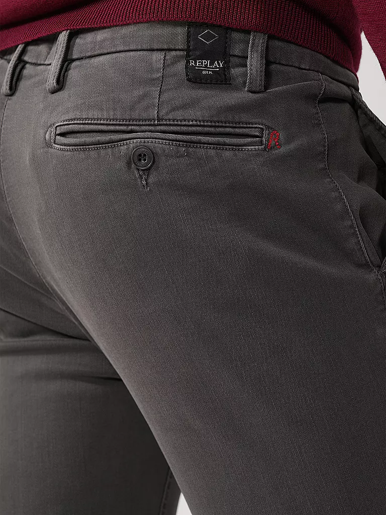 REPLAY | Chino ZEUMAR XLITE | Gris