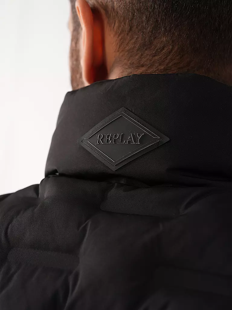 REPLAY | Gilet matelassé | schwarz