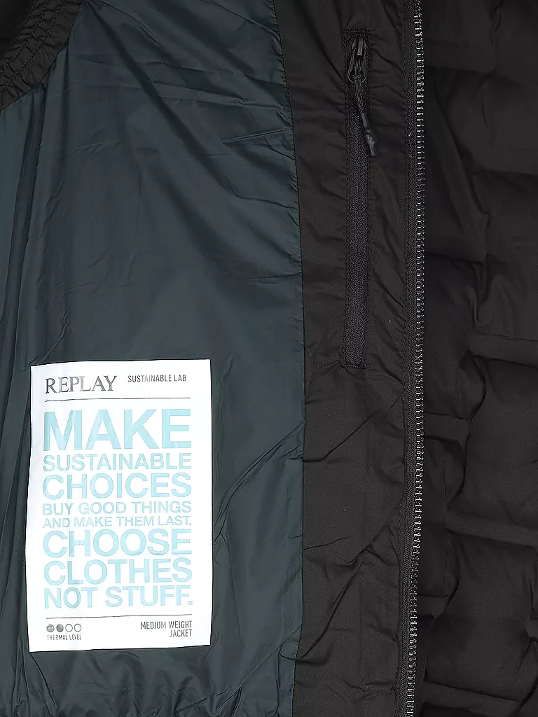 REPLAY | Gilet matelassé | schwarz