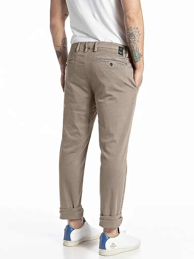 REPLAY | Jeans "Zeumar - Hyperflex" | Crème