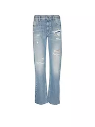 REPLAY | Jeans coupe droite 7/8 AKEME | Bleu clair