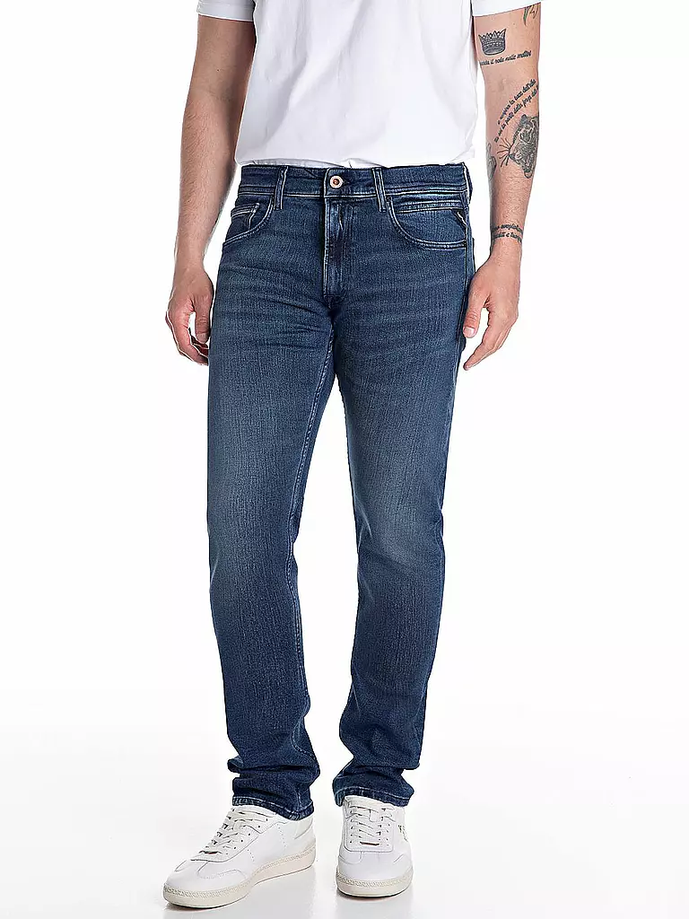 REPLAY | Jeans coupe droite GROVER | blau