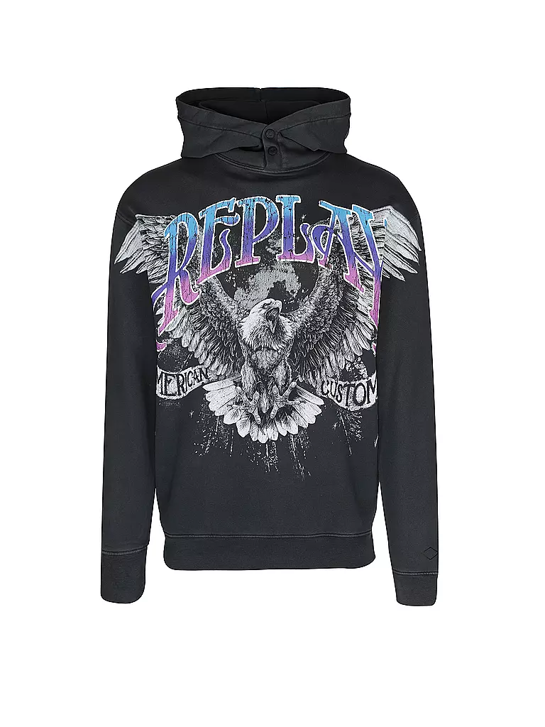REPLAY | Kapuzensweater - Hoodie  | Noir