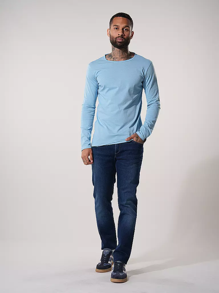 REPLAY | Langarmshirt  | Bleu clair