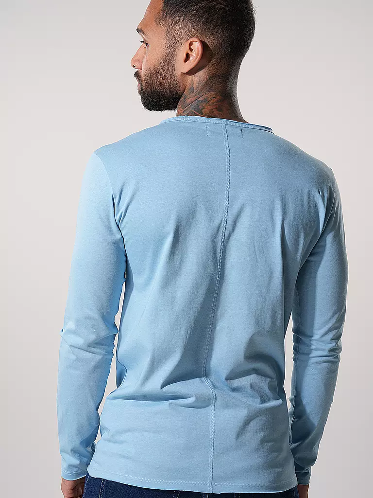 REPLAY | Langarmshirt  | Bleu clair