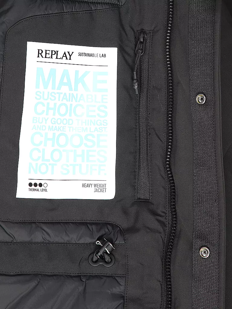 REPLAY | Parka  | Noir