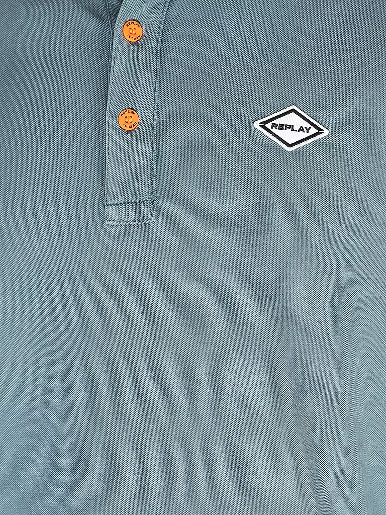 REPLAY | Poloshirt | Bleu clair
