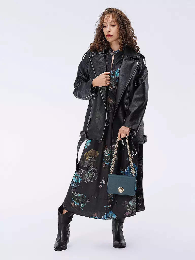 REPLAY | Robe midi | schwarz