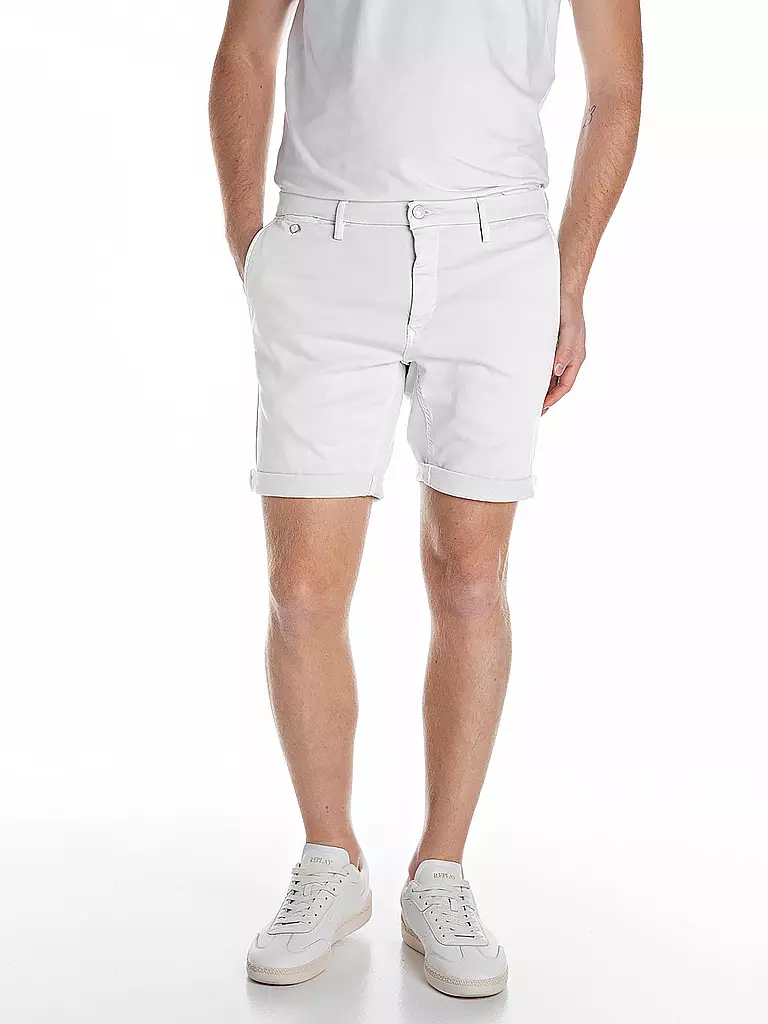 REPLAY | Short BENNI | Blanc