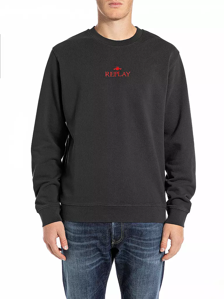REPLAY | Sweat-shirt | schwarz