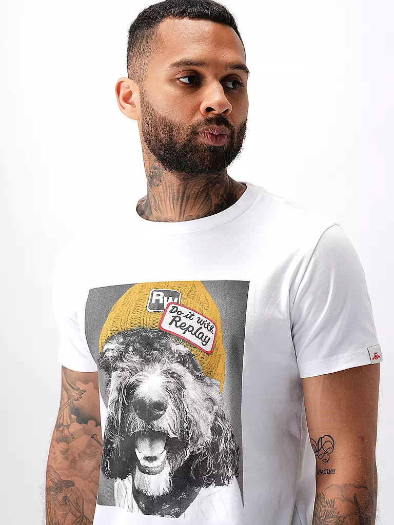 REPLAY | T-Shirt | Blanc