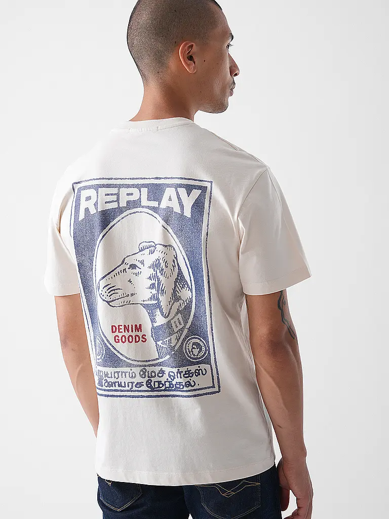 REPLAY | T-shirt | Crème