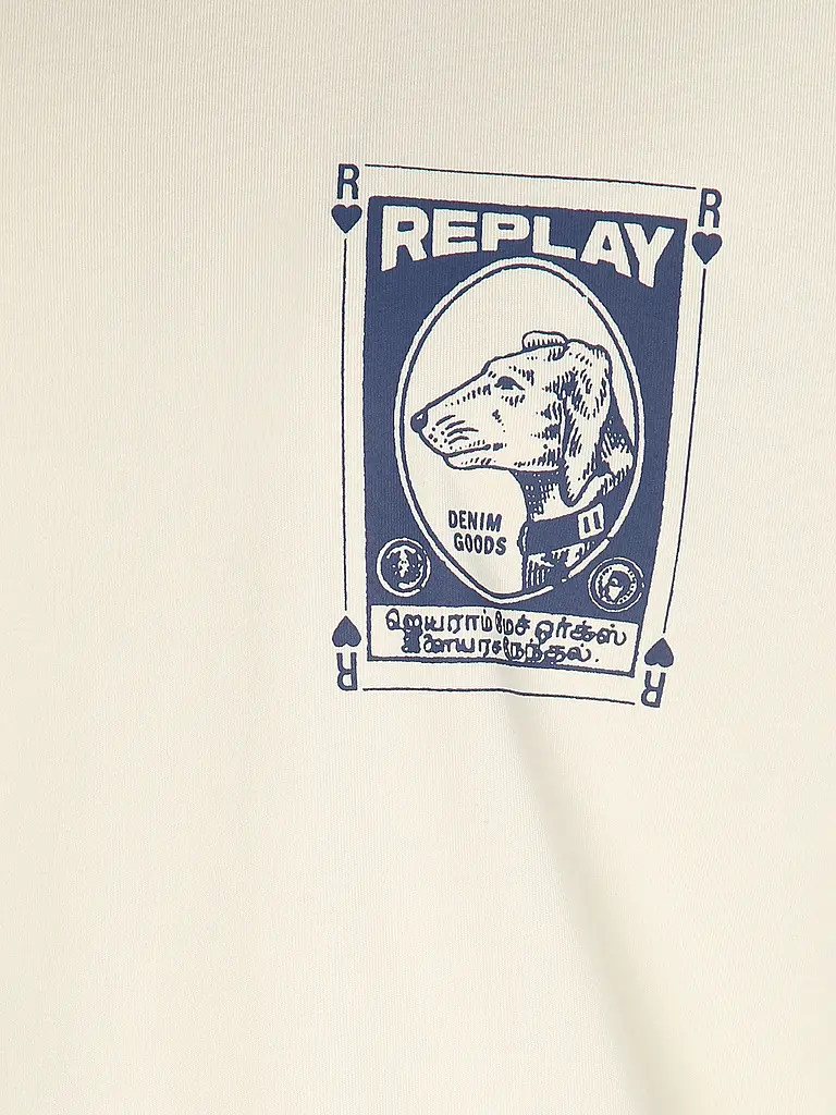 REPLAY | T-shirt | Crème