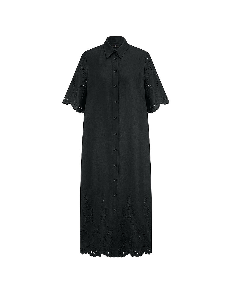 Riani Robe en lin noir 36