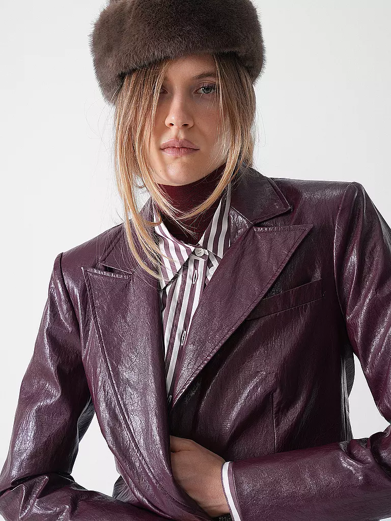 RIANI | Blazer aspect cuir | 
