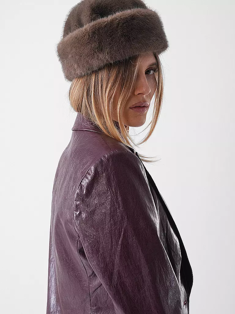 RIANI | Blazer aspect cuir | 