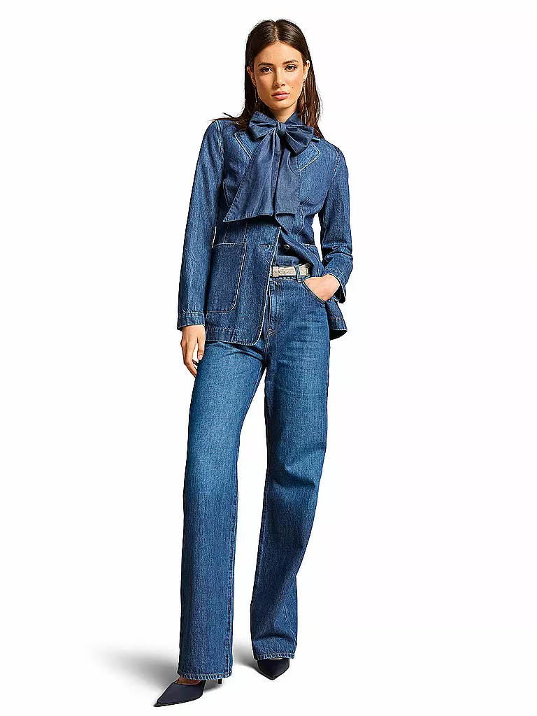 RIANI | Jeans Coupe Ample | dunkelblau