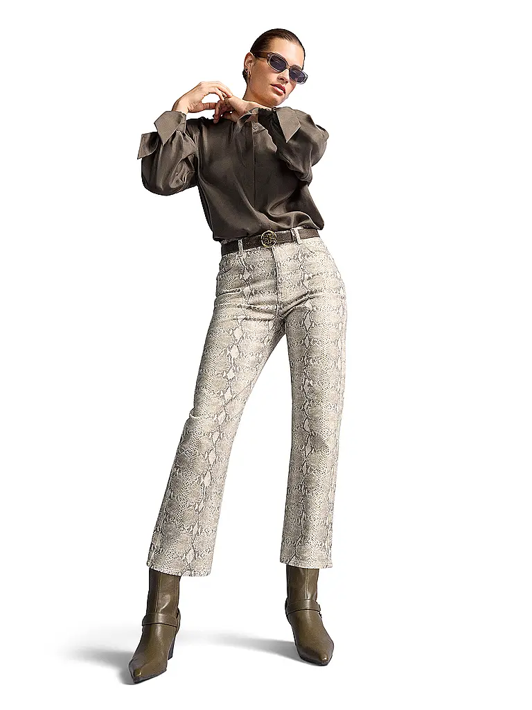 RIANI | Jeans coupe droite | Beige