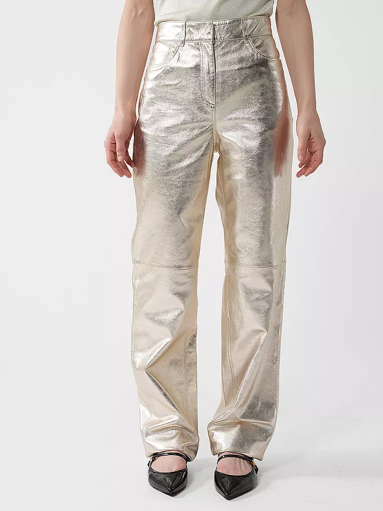 RIANI | Lederhose  | Or