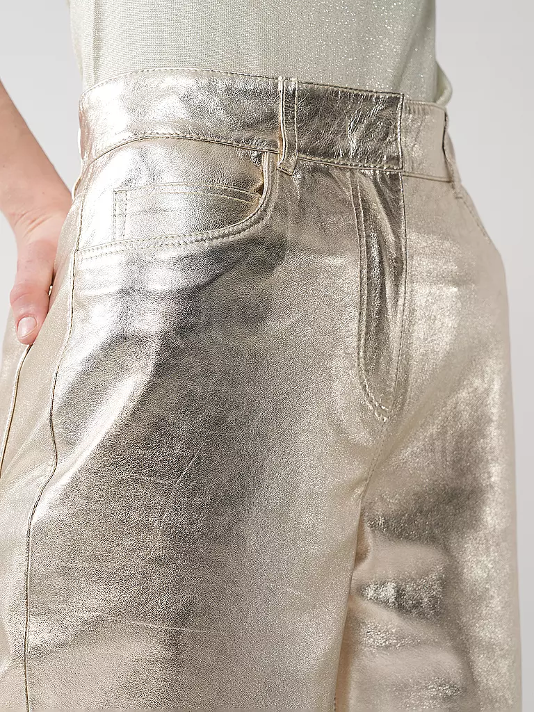 RIANI | Lederhose  | Or