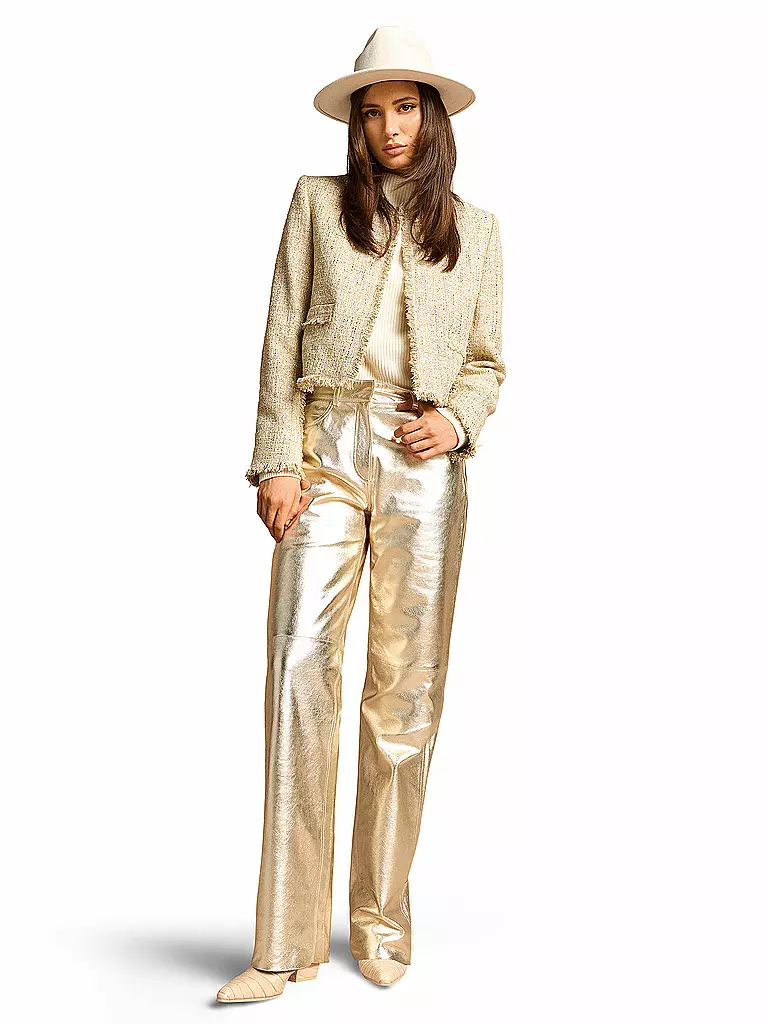 RIANI | Lederhose  | Or