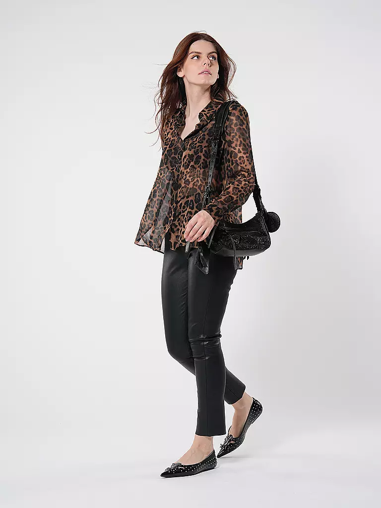 RIANI | Lederhose | Noir