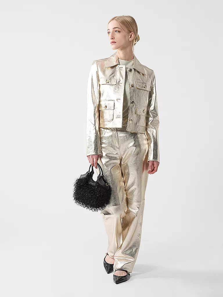 RIANI | Lederjacke | Or