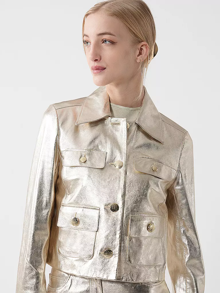 RIANI | Lederjacke | Or