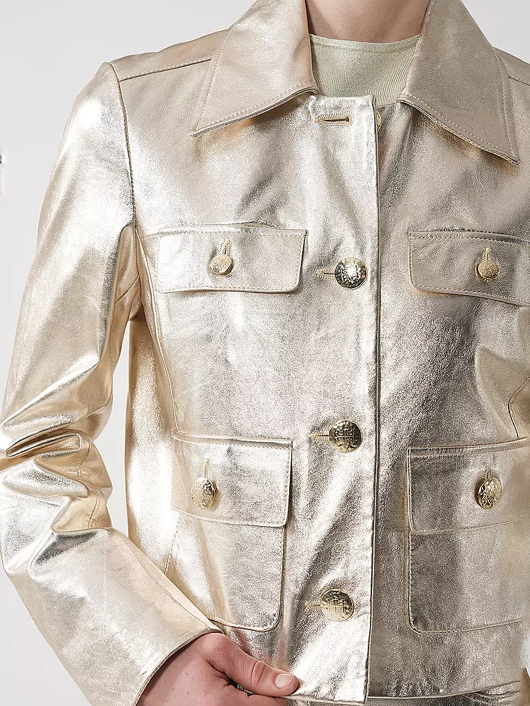 RIANI | Lederjacke | Or