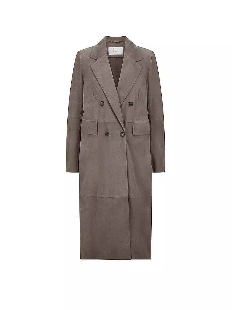 RIANI | Manteau en cuir | beige