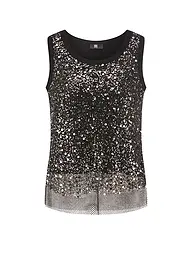 RIANI | Nom du produit: Top
Marque: RIANI
Couleur: argent
Catégories: Mode,Femme
Tags: Grandes tailles

Longueur des manches: sans manches
Encolure: Col rond
Matériel: Polyester / Polyamide
Motif: Uni
Coupe (vêtement d'extérieur): Regular
Style: Pure
Détails | Argent