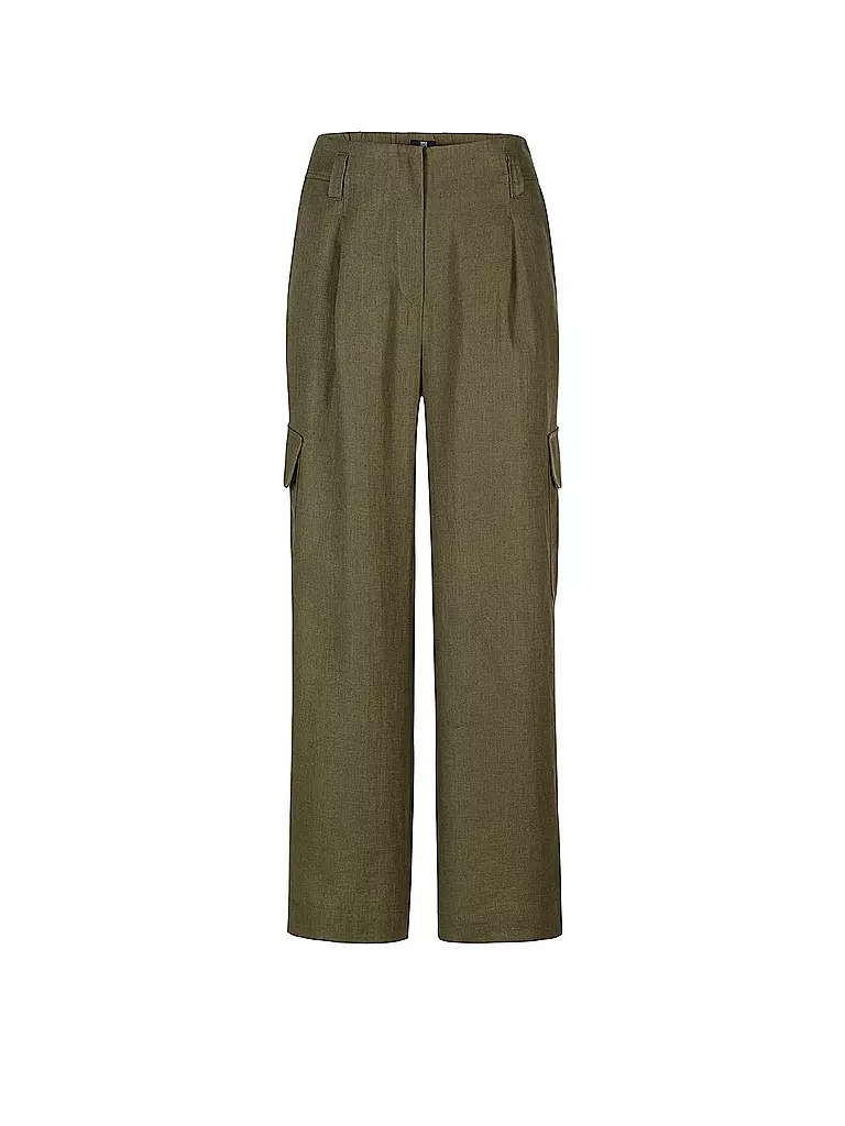 RIANI | Pantalon cargo coupe ample | olive