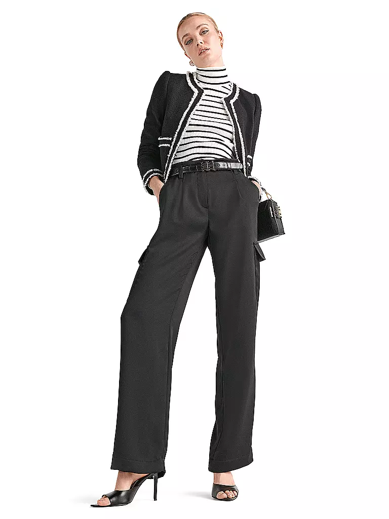 RIANI | Pantalon cargo | schwarz