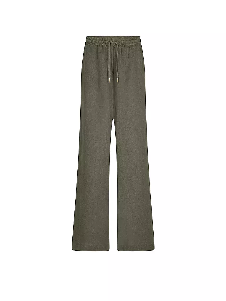 RIANI | Pantalon en lin | Vert