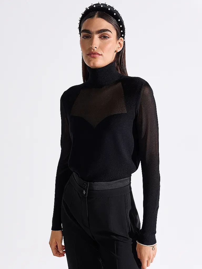 RIANI | Pull à col roulé | schwarz