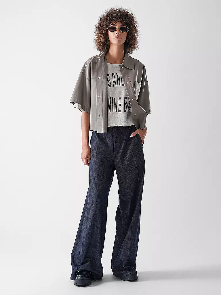 RIANI | Veste en cuir | beige