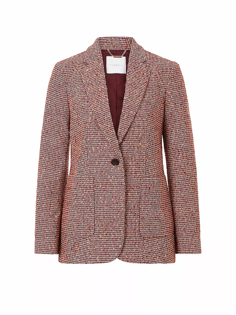 RICH & ROYAL | Blazer | Rouge foncé