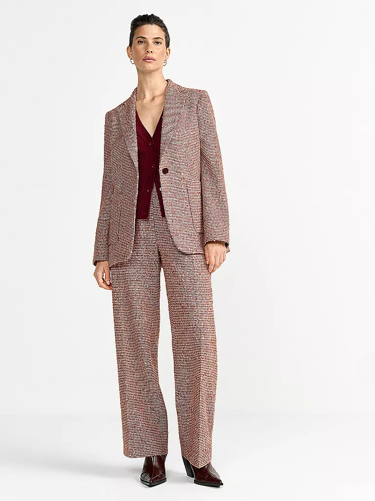RICH & ROYAL | Blazer | Rouge foncé