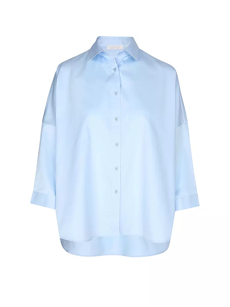 RICH & ROYAL | Blouse Coupe Oversize | Bleu clair