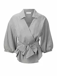 RICH & ROYAL | Blouse portefeuille | Gris