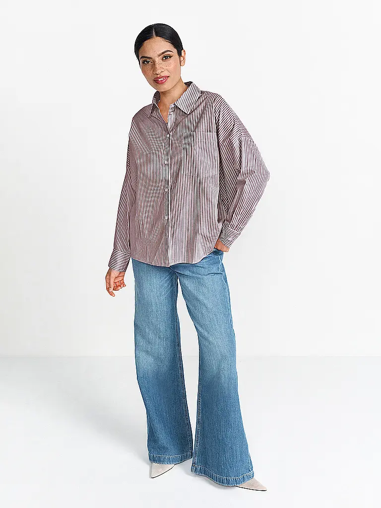 RICH & ROYAL | Blouse | dunkelrot